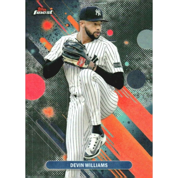 2025 TOPPS FINEST COMMON #71 DEVIN WILLIAMS NEW YORK YANKEES