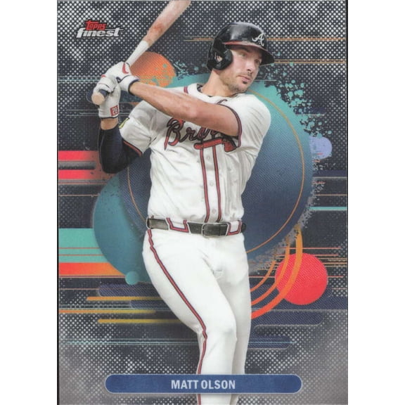 2025 TOPPS FINEST UNCOMMON #189 MATT OLSON ATLANTA BRAVES