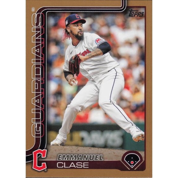 2025 TOPPS GOLD #326 EMMANUEL CLASE /2025 CLEVELAND GUARDIANS