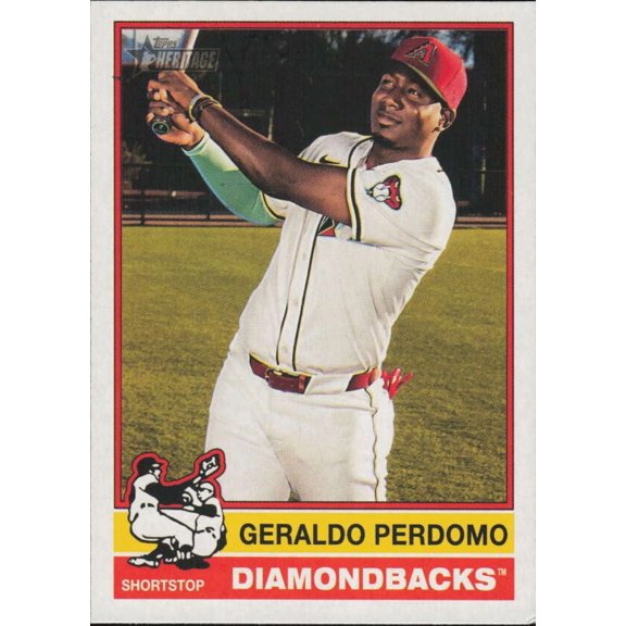 2025 TOPPS HERITAGE #157 GERALDO PERDOMO ARIZONA DIAMONDBACKS