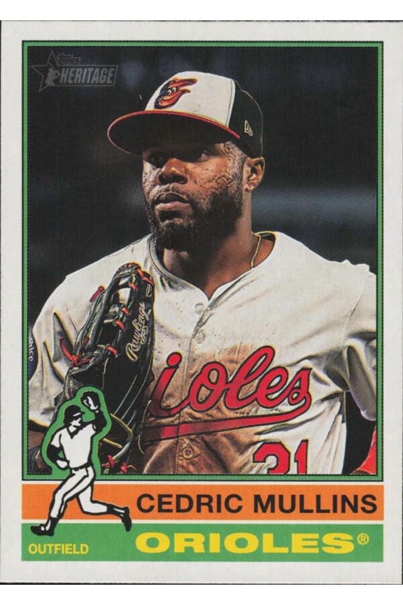 2025 TOPPS HERITAGE #166 CEDRIC MULLINS BALTIMORE ORIOLES