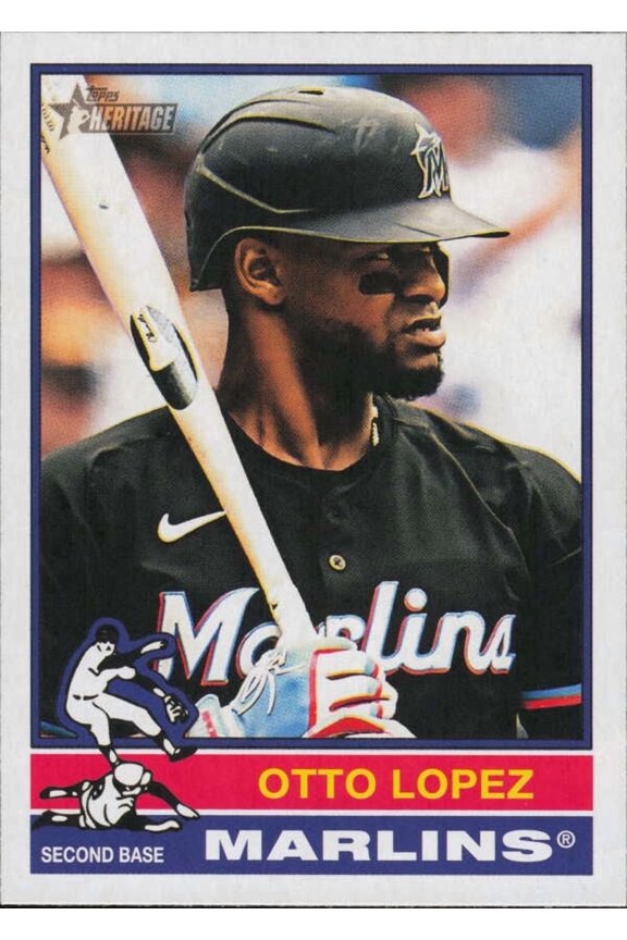 2025 TOPPS HERITAGE #258 OTTO LOPEZ MIAMI MARLINS