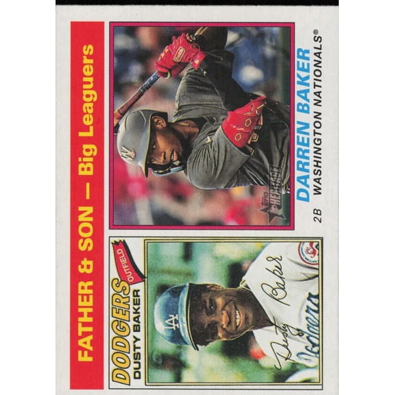 2025 TOPPS HERITAGE #70 DUSTY BAKER LOS ANGELES DODGERS