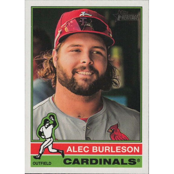 2025 TOPPS HERITAGE #98 ALEC BURLESON ST LOUIS CARDINALS