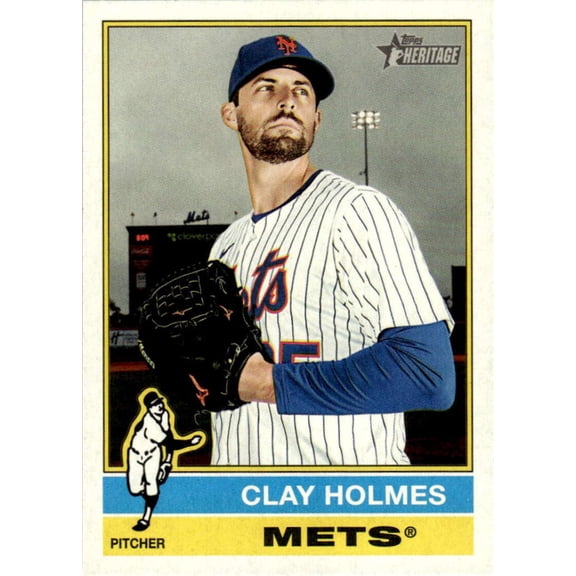 2025 TOPPS HERITAGE HIGH NUMBERS #553 CLAY HOLMES NEW YORK METS