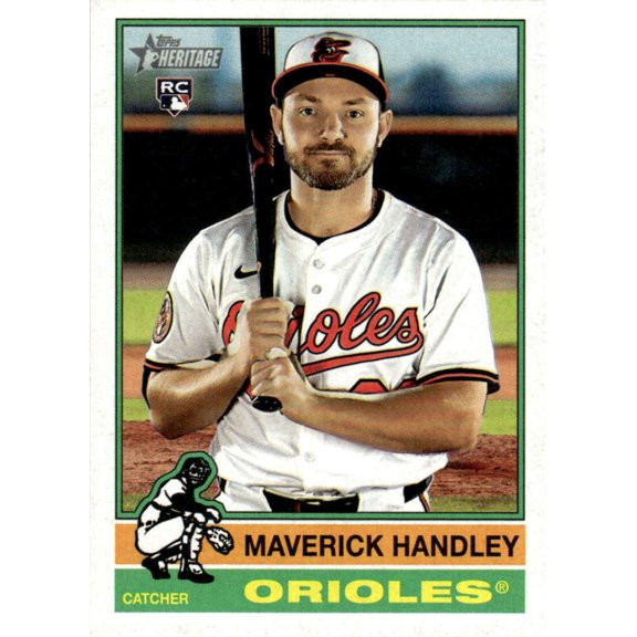 2025 TOPPS HERITAGE HIGH NUMBERS #582 MAVERICK HANDLEY RC BALTIMORE ORIOLES