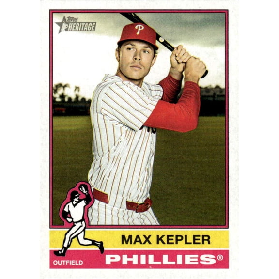 2025 TOPPS HERITAGE HIGH NUMBERS #586 MAX KEPLER PHILADELPHIA PHILLIES
