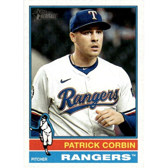 2025 TOPPS HERITAGE HIGH NUMBERS #619 PATRICK CORBIN TEXAS RANGERS