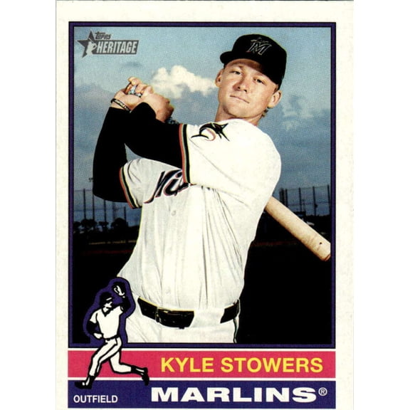 2025 TOPPS HERITAGE HIGH NUMBERS #620 KYLE STOWERS MIAMI MARLINS