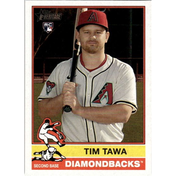 2025 TOPPS HERITAGE HIGH NUMBERS #651 TIM TAWA RC ARIZONA DIAMONDBACKS