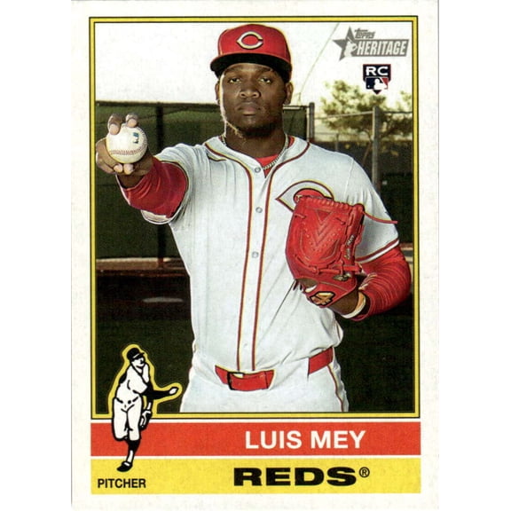 2025 TOPPS HERITAGE HIGH NUMBERS #685 LUIS MEY RC CINCINNATI REDS