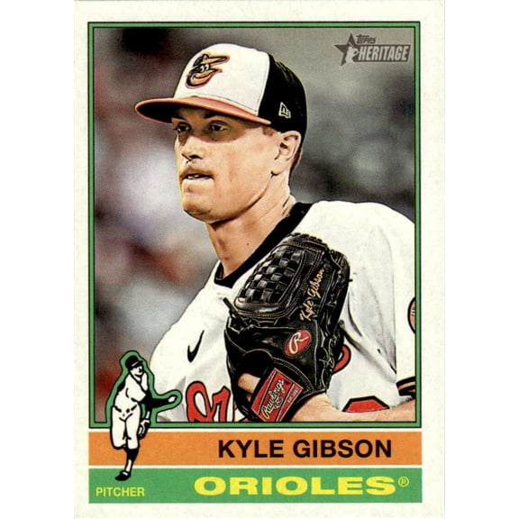 2025 TOPPS HERITAGE HIGH NUMBERS #699 KYLE GIBSON BALTIMORE ORIOLES