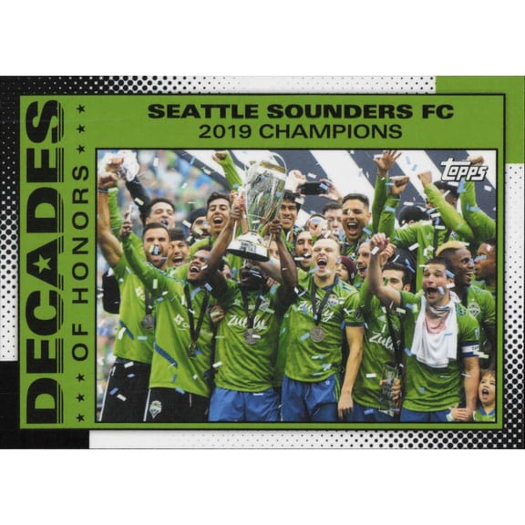 2025 TOPPS MLS 30TH ANNIVERSARY COLLECTION DECADES OF HONOR #DOH-24 SEATTLE SOUNDERS FC SEATTLE SOUNDERS FC