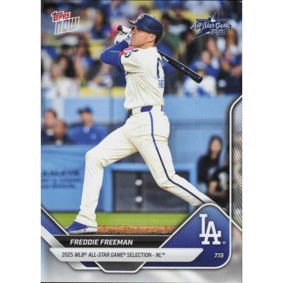 2025 TOPPS NOW 2025 ALL STAR GAME #ASG-FF FREDDIE FREEMAN LOS ANGELES DODGERS