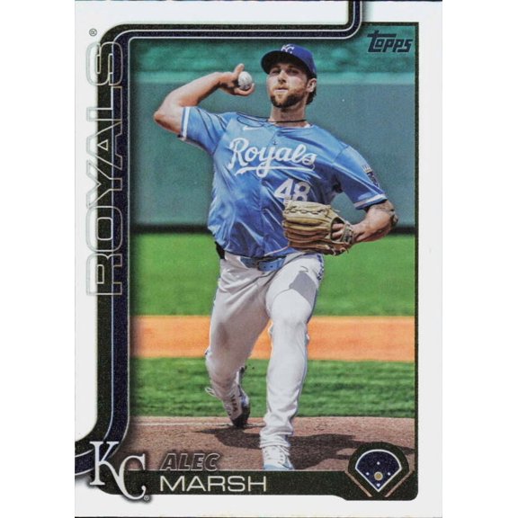 2025 TOPPS RAINBOW FOIL #607 ALEC MARSH KANSAS CITY ROYALS