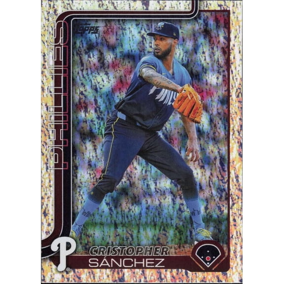 2025 TOPPS SANDGLITTER #109 CRISTOPHER SANCHEZ PHILADELPHIA PHILLIES