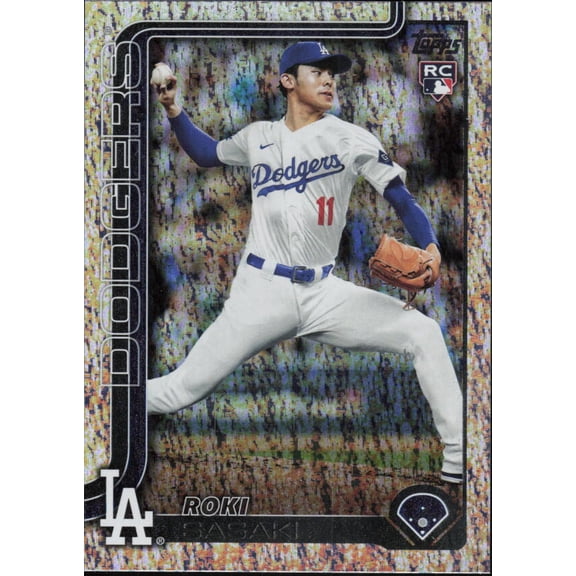 2025 TOPPS SANDGLITTER #558 ROKI SASAKI RC LOS ANGELES DODGERS
