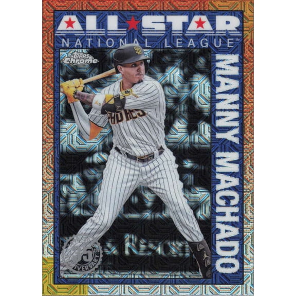 2025 TOPPS SERIES 2 1990 SILVER PACK CHROME ALL-STAR #90ASC-44 MANNY MACHADO SAN DIEGO PADRES