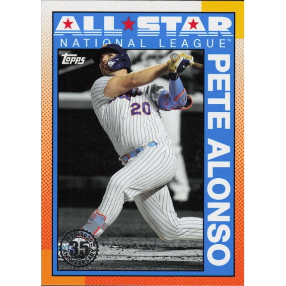 2025 TOPPS SERIES 2 1990 TOPPS ALL-STAR BASEBALL #90AS-15 PETE ALONSO NEW YORK METS