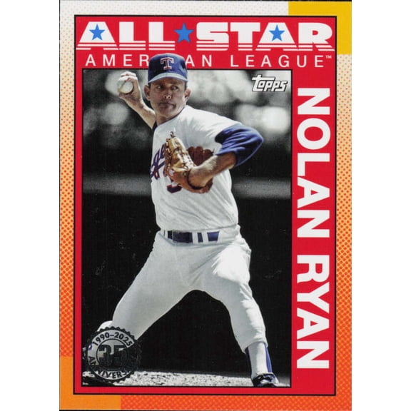 2025 TOPPS SERIES 2 1990 TOPPS ALL-STAR BASEBALL #90AS-20 NOLAN RYAN TEXAS RANGERS