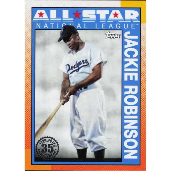 2025 TOPPS SERIES 2 1990 TOPPS ALL-STAR BASEBALL #90AS-24 JACKIE ROBINSON BROOKLYN DODGERS