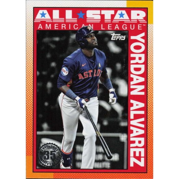 2025 TOPPS SERIES 2 1990 TOPPS ALL-STAR BASEBALL #90AS-37 YORDAN ALVAREZ HOUSTON ASTROS