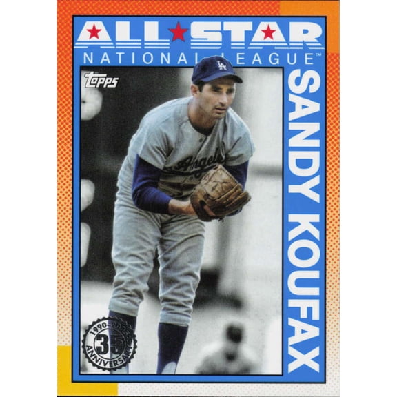 2025 TOPPS SERIES 2 1990 TOPPS ALL-STAR BASEBALL #90AS-46 SANDY KOUFAX LOS ANGELES DODGERS
