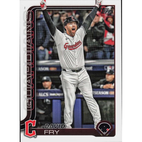 2025 TOPPS SERIES 2  401 DAVID FRY CLEVELAND GUARDIANS