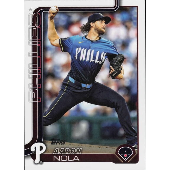 2025 TOPPS SERIES 2  454 AARON NOLA PHILADELPHIA PHILLIES