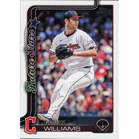 2025 TOPPS SERIES 2  554 GAVIN WILLIAMS FUTURE STARS CLEVELAND GUARDIANS