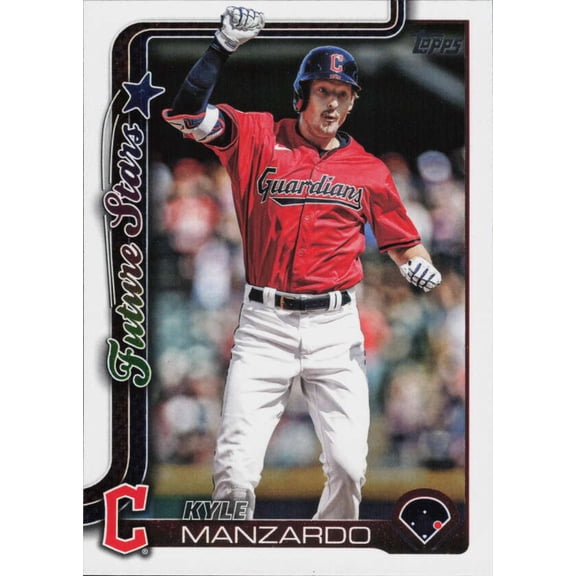 2025 TOPPS SERIES 2  557 KYLE MANZARDO FUTURE STARS CLEVELAND GUARDIANS