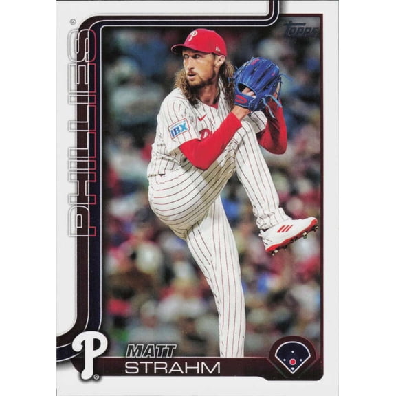 2025 TOPPS SERIES 2 672 MATT STRAHM PHILADELPHIA PHILLIES