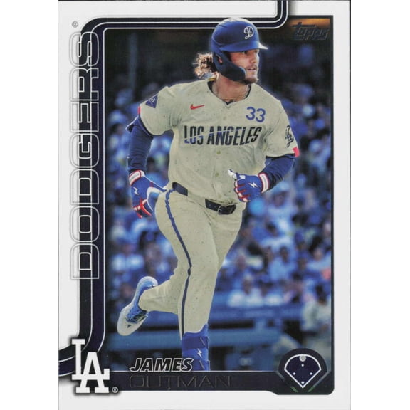 2025 TOPPS SERIES 2 683 JAMES OUTMAN LOS ANGELES DODGERS