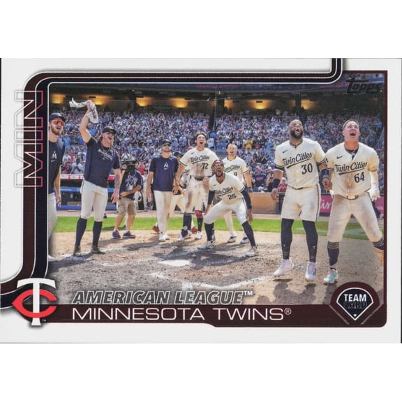 2025 TOPPS SERIES 2 688 MINNESOTA TWINS TEAM CARD MINNESOTA TWINS