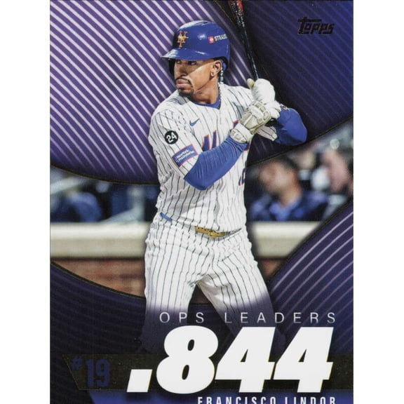 2025 TOPPS SERIES 2 OPS BESTS #OPS-19 FRANCISCO LINDOR NEW YORK METS