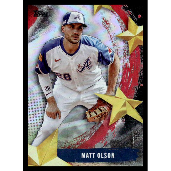 2025 TOPPS SERIES 2 STARS OF MLB #SMLB-32 MATT OLSON ATLANTA BRAVES