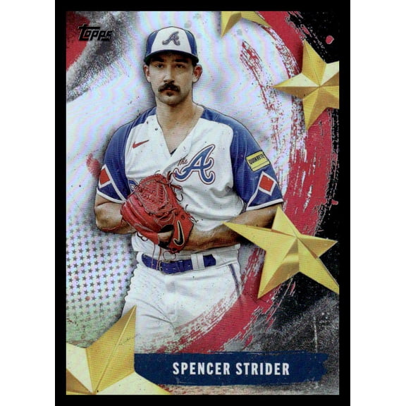 2025 TOPPS SERIES 2 STARS OF MLB #SMLB-33 SPENCER STRIDER ATLANTA BRAVES