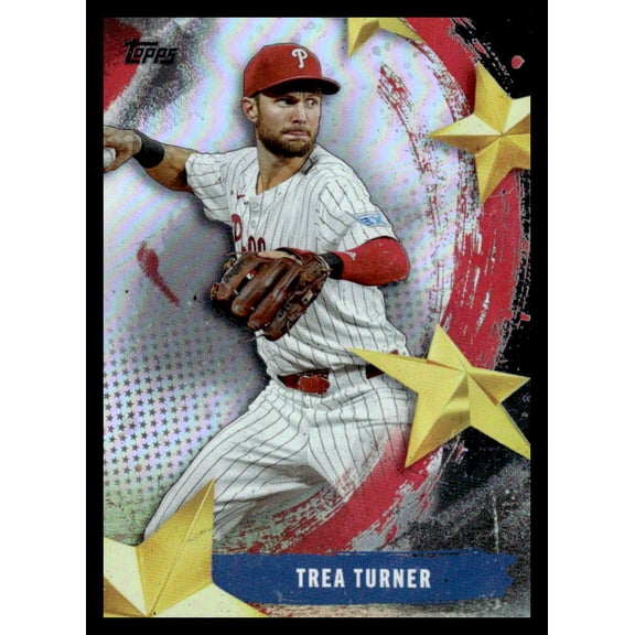 2025 TOPPS SERIES 2 STARS OF MLB #SMLB-49 TREA TURNER PHILADELPHIA PHILLIES