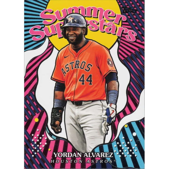 2025 TOPPS SERIES 2 SUMMER SUPERSTARS #SS-15 YORDAN ALVAREZ HOUSTON ASTROS