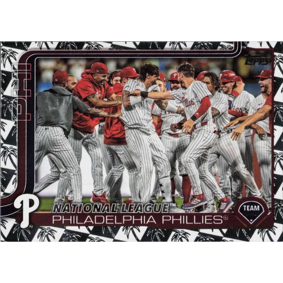 2025 TOPPS SPRING TRAINING FOIL #159 PHILADELPHIA PHILLIES PHILADELPHIA PHILLIES