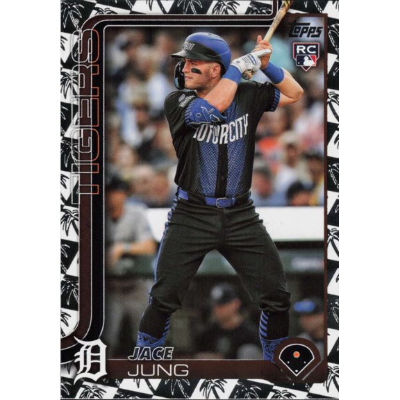 2025 TOPPS SPRING TRAINING FOIL #80 JACE JUNG RC DETROIT TIGERS