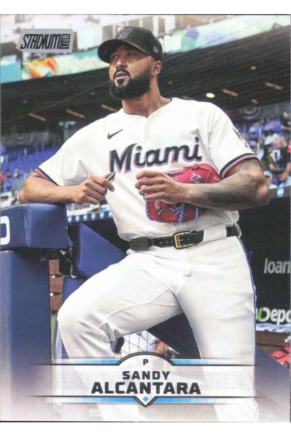 2025 TOPPS STADIUM CLUB #120 SANDY ALCANTARA MIAMI MARLINS