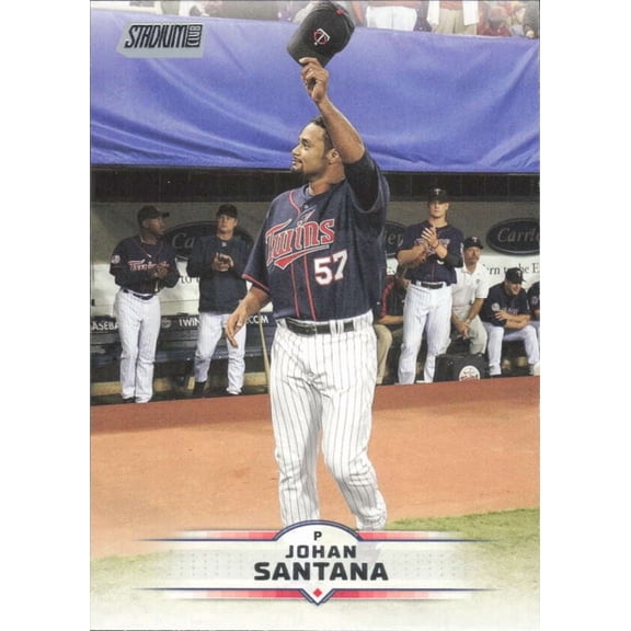 2025 TOPPS STADIUM CLUB #199 JOHAN SANTANA MINNESOTA TWINS