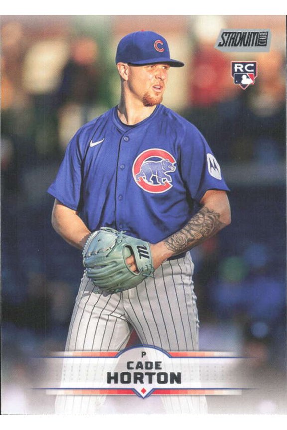2025 TOPPS STADIUM CLUB #24 CADE HORTON RC CHICAGO CUBS