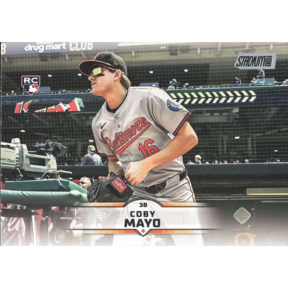 2025 TOPPS STADIUM CLUB #62 COBY MAYO RC BALTIMORE ORIOLES