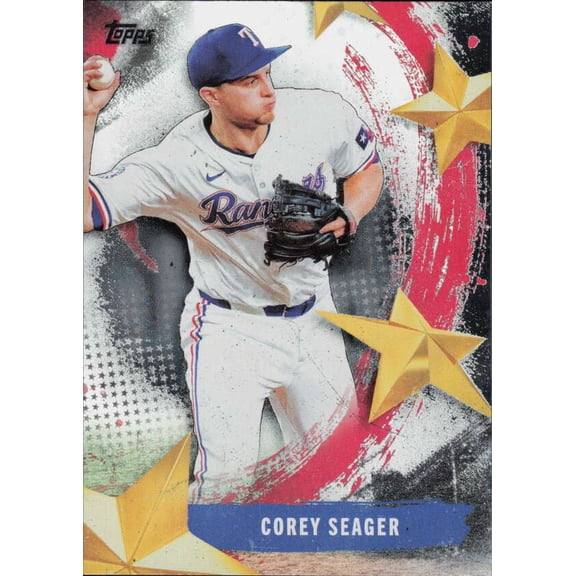 2025 TOPPS STARS OF MLB #SMLB-14 COREY SEAGER TEXAS RANGERS
