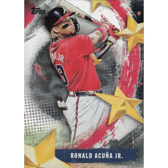 2025 TOPPS STARS OF MLB #SMLB-16 RONALD ACUNA JR. ATLANTA BRAVES