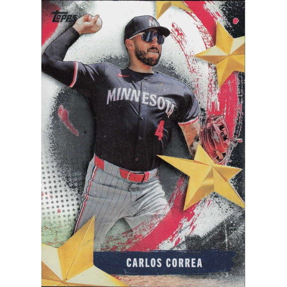 2025 TOPPS STARS OF MLB #SMLB-28 CARLOS CORREA MINNESOTA TWINS