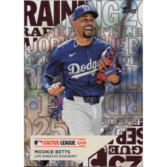 2025 TOPPS TRAINING GROUNDS #TG-17 MOOKIE BETTS LOS ANGELES DODGERS