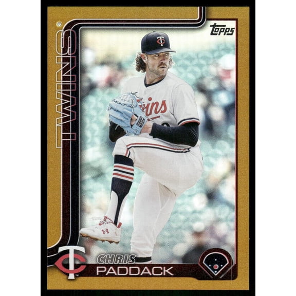 2025 TOPPS UPDATE GOLD RAINBOW FOIL #US73 CHRIS PADDACK 5/50 MINNESOTA TWINS